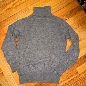 Croft and Barrow 100% cashmere turtleneck Gray size small